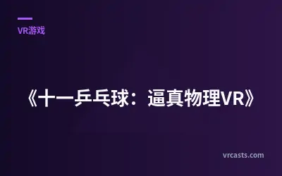《十一乒乓球：逼真物理VR》