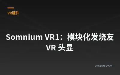 Somnium VR1：模块化发烧友 VR 头显