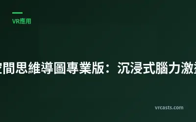 空間思維導圖專業版：沉浸式腦力激盪