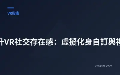 提升VR社交存在感：虛擬化身自訂與禮儀