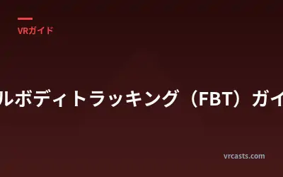 フルボディトラッキング（FBT）ガイド