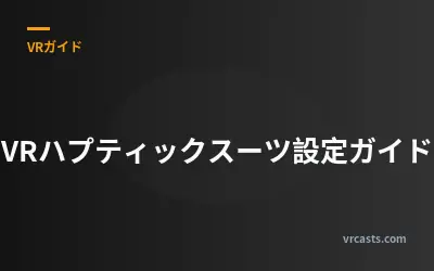 VRハプティックスーツ設定ガイド