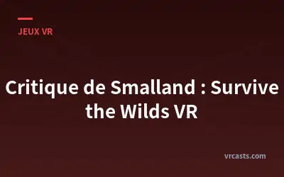 Critique de Smalland : Survive the Wilds VR
