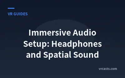 Immersive Audio Setup: Headphones and Spatial Sound