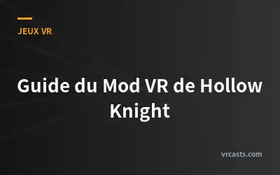 Guide du Mod VR de Hollow Knight