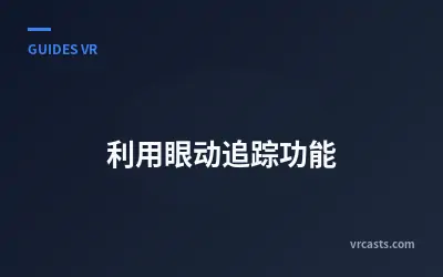 利用眼动追踪功能