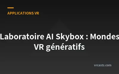 Laboratoire AI Skybox : Mondes VR génératifs