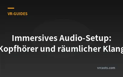 Immersives Audio-Setup: Kopfhörer und räumlicher Klang