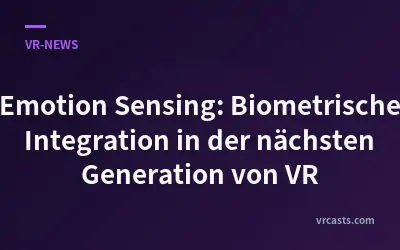 Emotion Sensing: Biometrische Integration in der nächsten Generation von VR