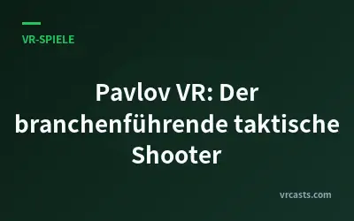 Pavlov VR: Der branchenführende taktische Shooter