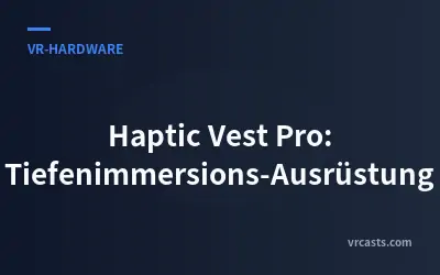 Haptic Vest Pro: Tiefenimmersions-Ausrüstung