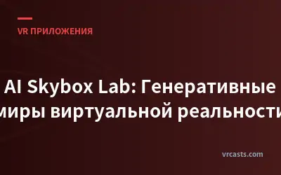 AI Skybox Lab: Генеративные миры виртуальной реальности