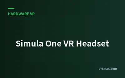 Casco de Realidad Virtual Simula One
