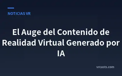 El Auge del Contenido de Realidad Virtual Generado por IA
