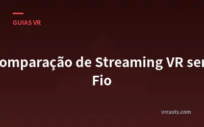 Comparação de Streaming VR sem Fio