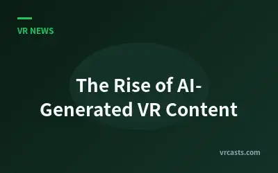 The Rise of AI-Generated VR Content