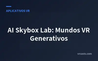 AI Skybox Lab: Mundos VR Generativos