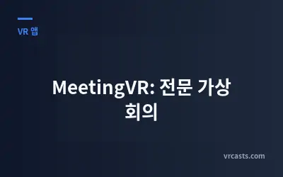 MeetingVR: 전문 가상 회의