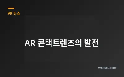 AR 콘택트렌즈의 발전