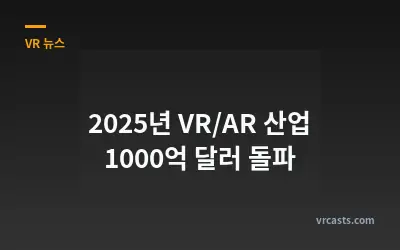 2025년 VR/AR 산업 1000억 달러 돌파