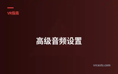 高级音频设置