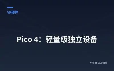 Pico 4：轻量级独立设备