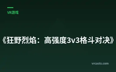 《狂野烈焰：高强度3v3格斗对决》